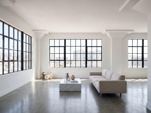 Finished loft with glass-smooth Level 5 drywall walls and ceiling